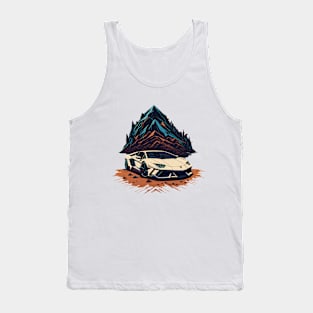 Lamborghini Aventador Classic Car Tank Top